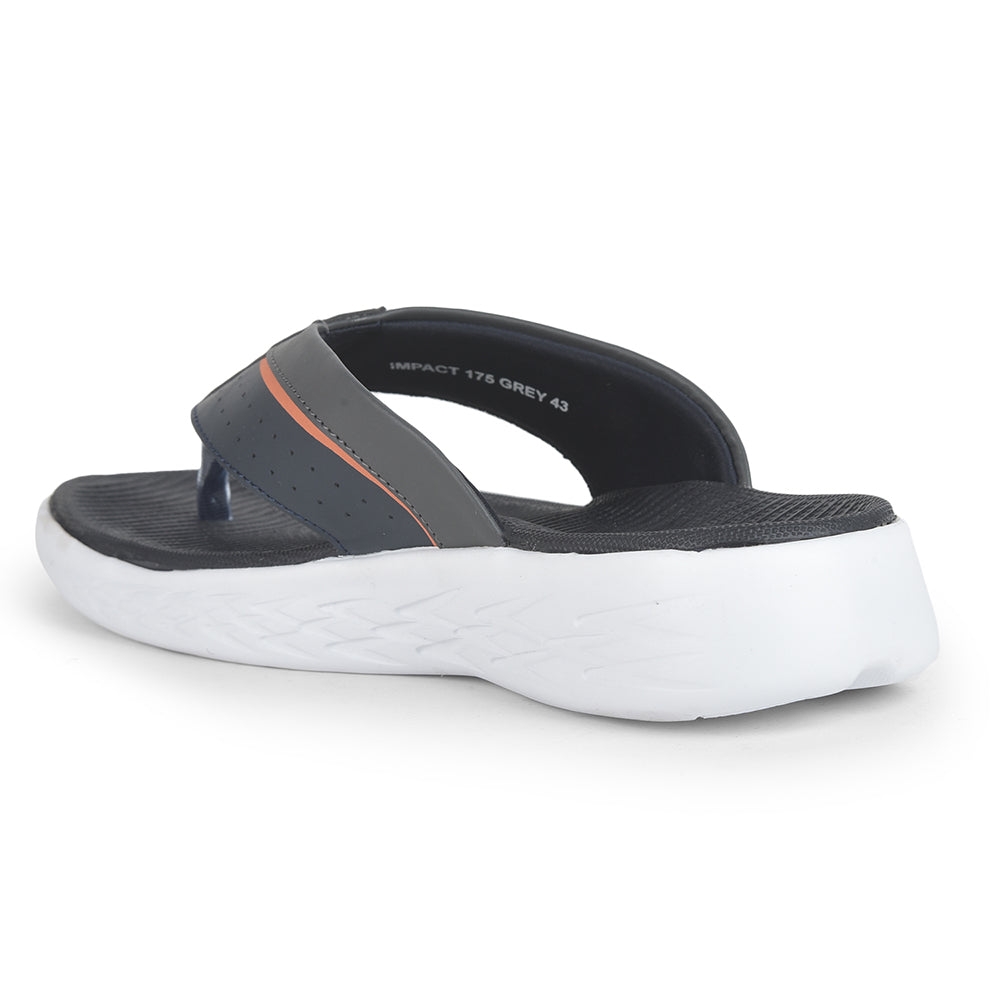 A-HA Casual Grey Flip Flop For Men IMPACT-175 By Liberty