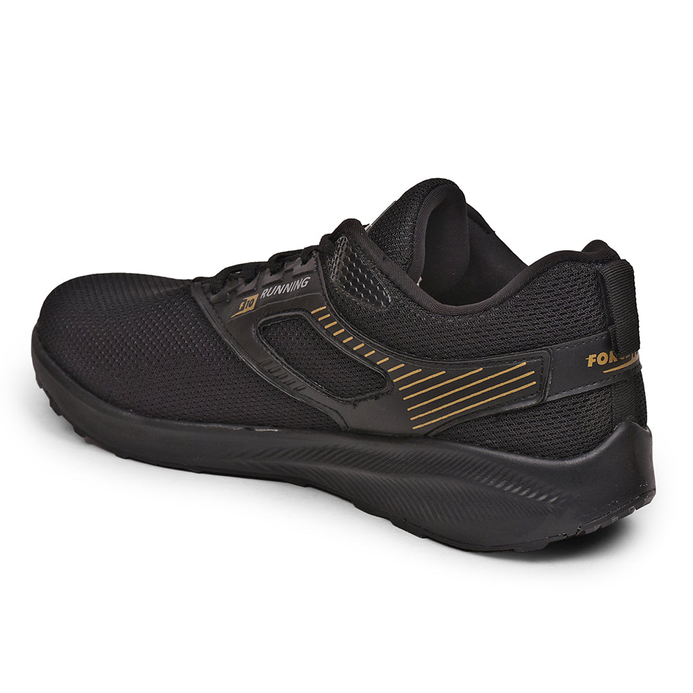 Force 1 By Liberty Black Sports Running Shoes For Men (AVENGE)