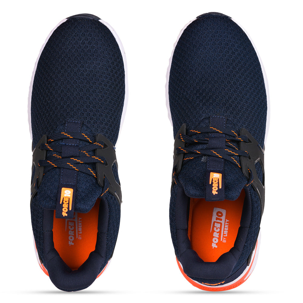 Force 1 Men Navy Blue Sports Running Shoes(CARLO )