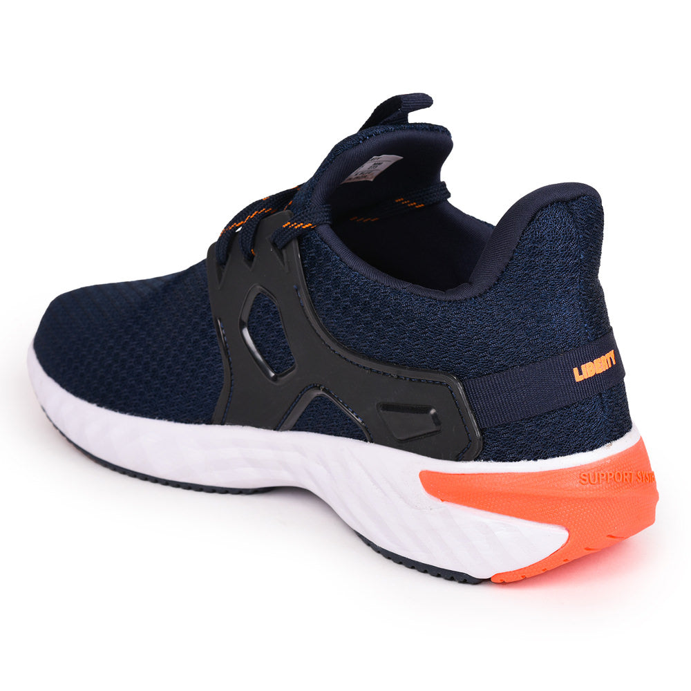 Force 1 Men Navy Blue Sports Running Shoes(CARLO )