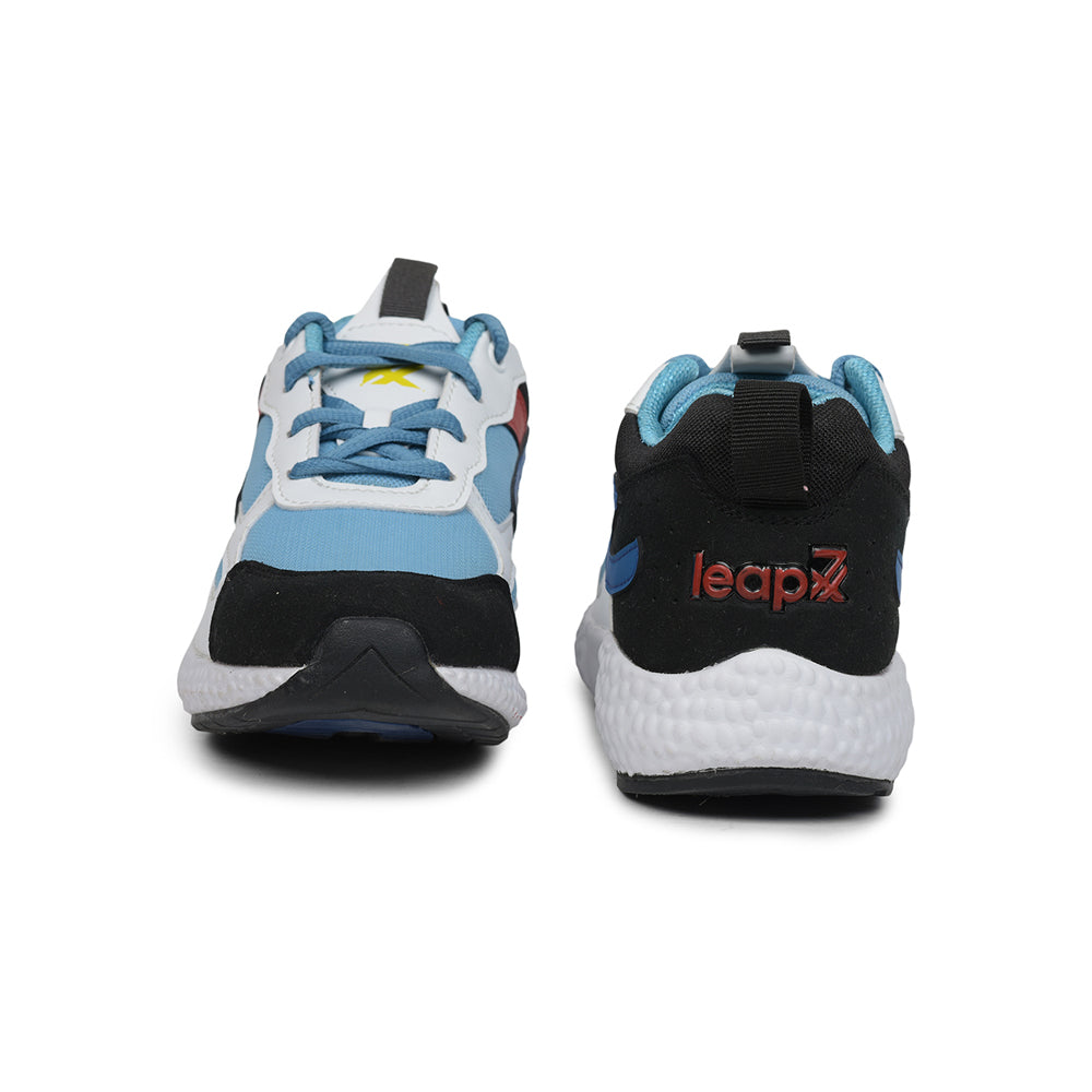 Leap7x Lace Up Athleisure Shoes For Kids (Sky Blue) CARRY-3 By Liberty