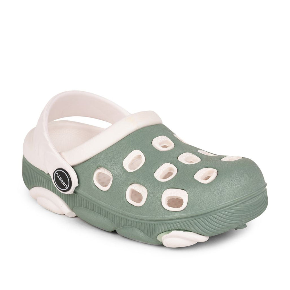 Lucy & Luke By Liberty LPMXT-833 Kids Green Clogs