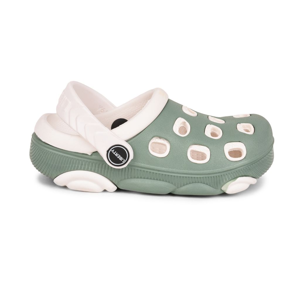 Lucy & Luke By Liberty LPMXT-833 Kids Green Clogs