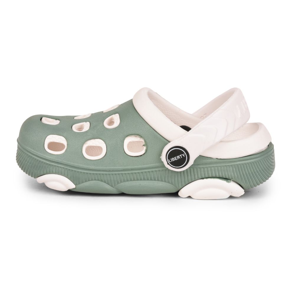 Lucy & Luke By Liberty LPMXT-833 Kids Green Clogs