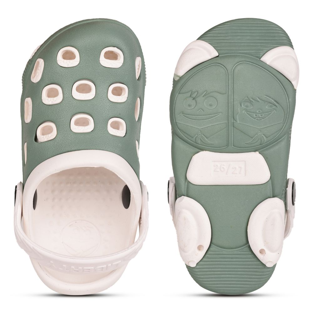 Lucy & Luke By Liberty LPMXT-833 Kids Green Clogs