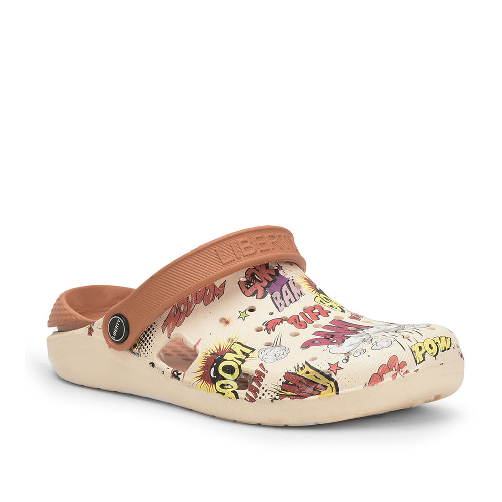 A-HA By Liberty LPMXT-81 Men Cream Clogs