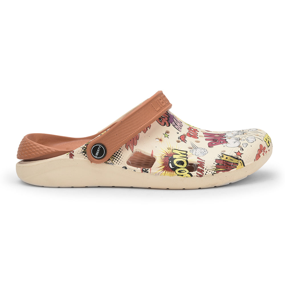 A-HA By Liberty LPMXT-81 Men Cream Clogs