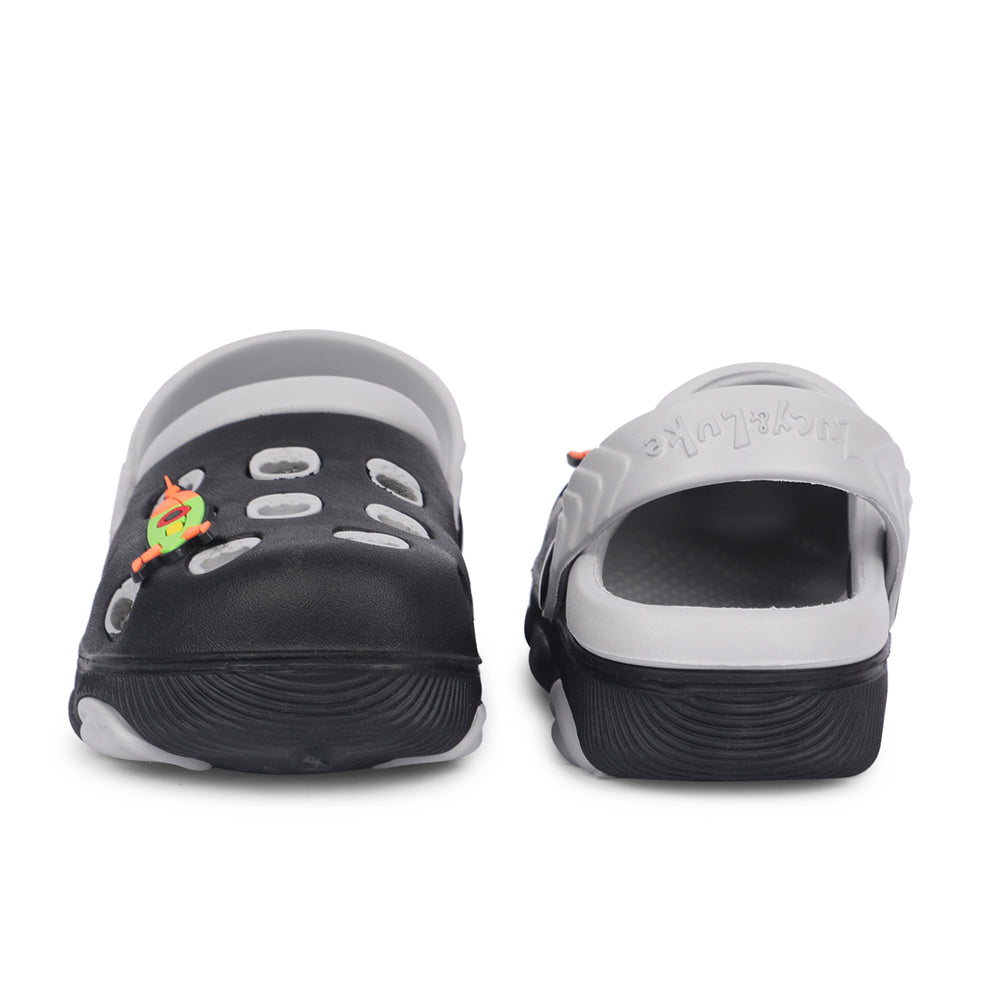 Lucy & Luke By Liberty LPMXT-823 Kids Black Clogs