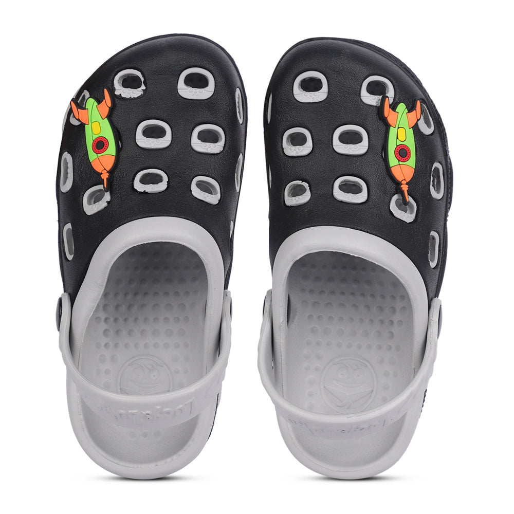 Lucy & Luke By Liberty LPMXT-823 Kids Black Clogs