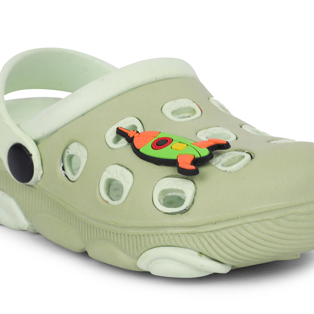 Lucy & Luke By Liberty LPMXT-823 Kids Green Clogs