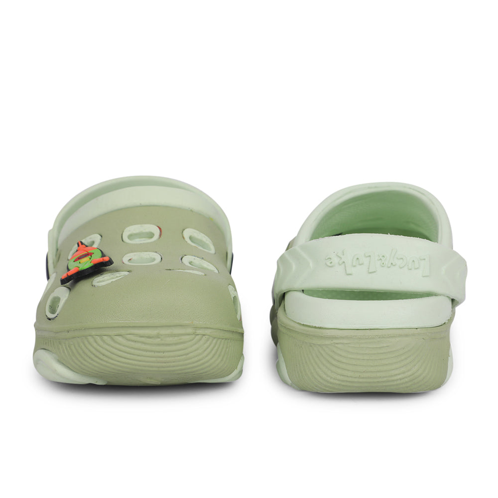 Lucy & Luke By Liberty LPMXT-823 Kids Green Clogs