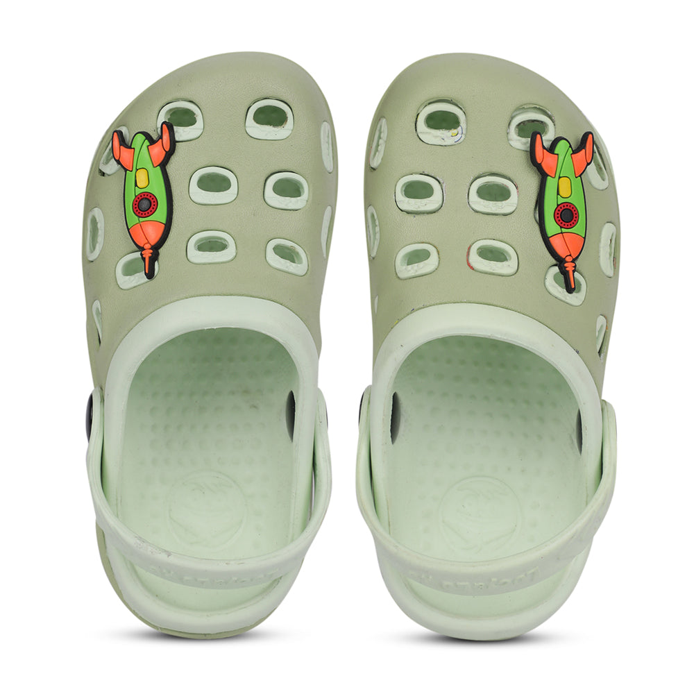 Lucy & Luke By Liberty LPMXT-823 Kids Green Clogs