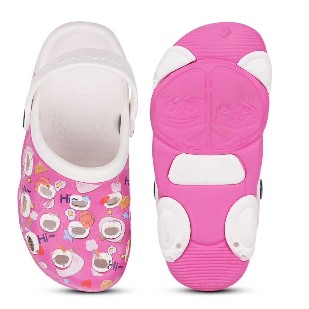 Lucy & Luke By Liberty LPMXT-82 Kids Pink Clogs