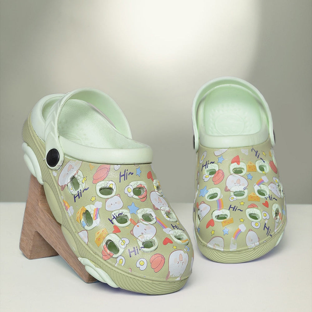 Lucy & Luke By Liberty LPMXT-82 Kids S. Green Clogs