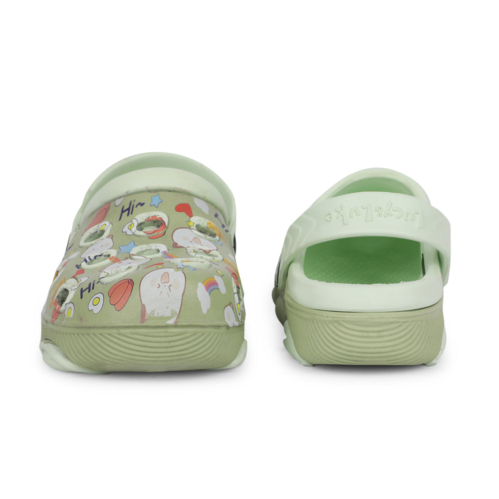 Lucy & Luke By Liberty LPMXT-82 Kids S. Green Clogs