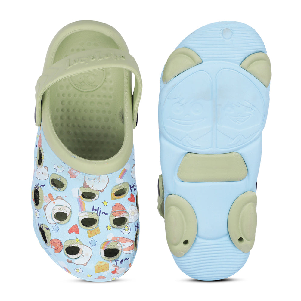 Lucy & Luke By Liberty LPMXT-82 Kids S. Blue Clogs