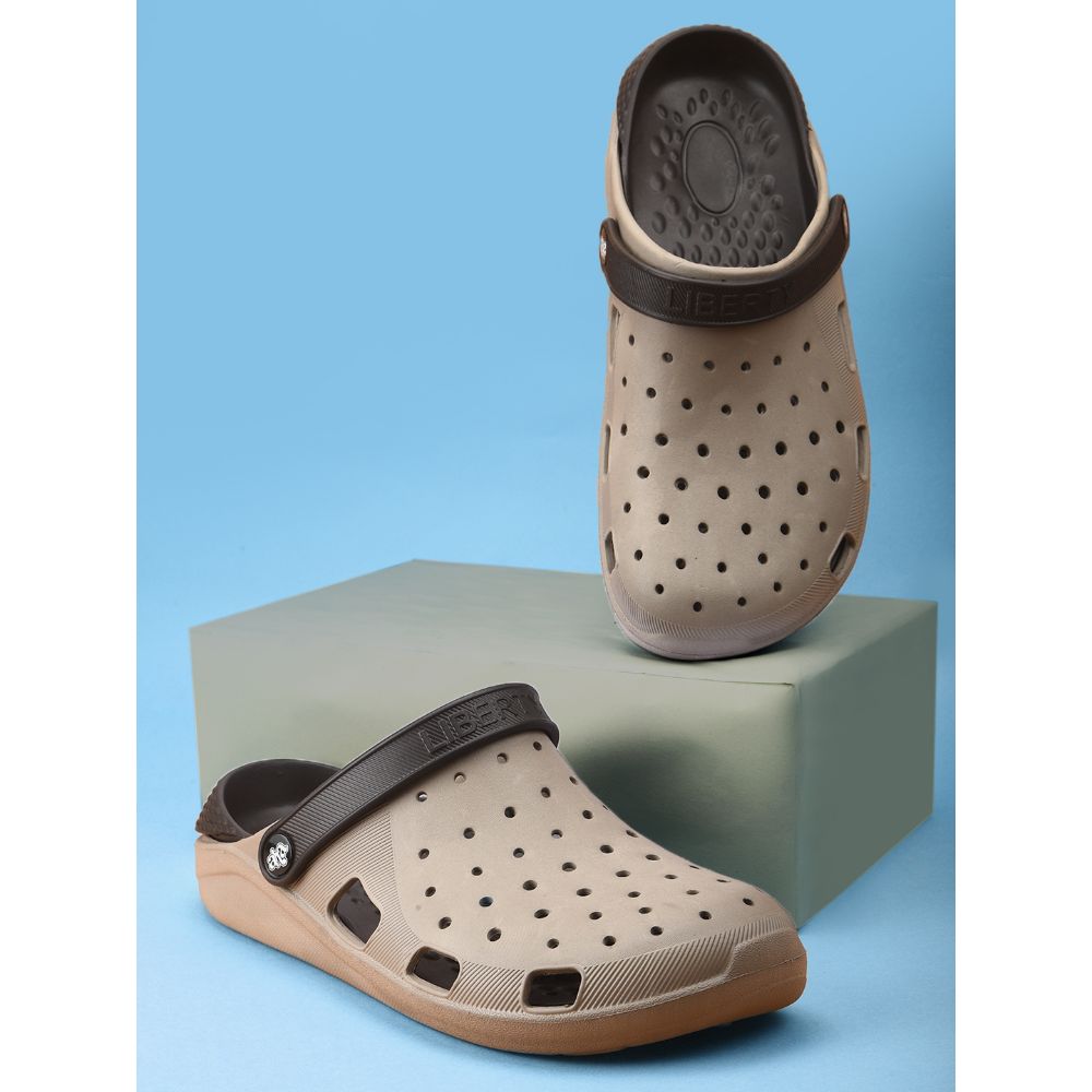 A-HA Casual Beige Clogs For Men LPMXT-8 By Liberty