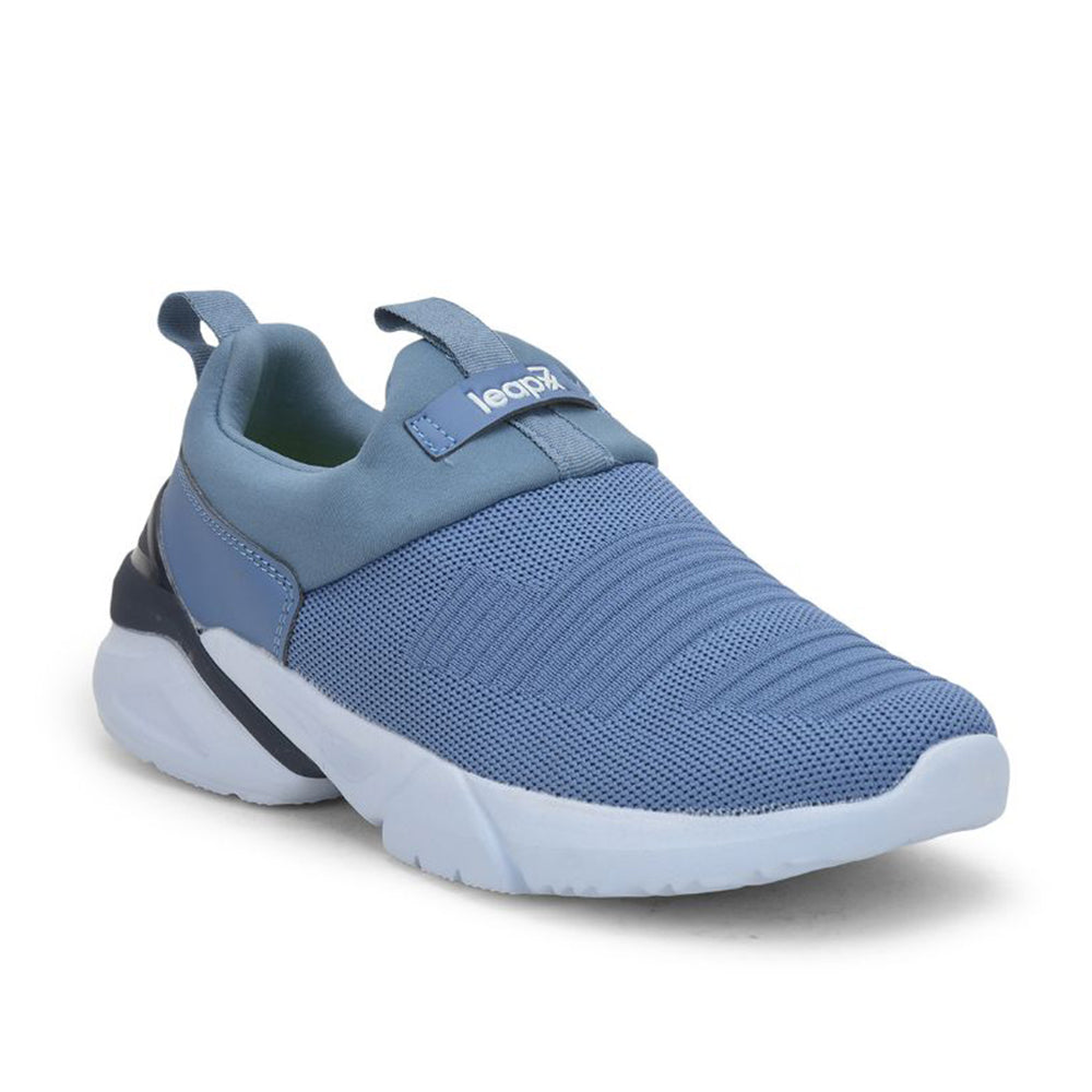 Leap7x Non-Lacing Blue Casual Slip-on Shoes For Men BRISK-1 By Liberty