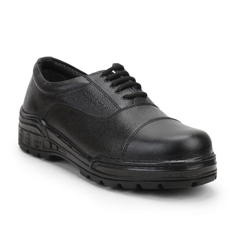 Freedom Casual (Black) POLICE Leather Oxford Shoes VEER-3 By Liberty