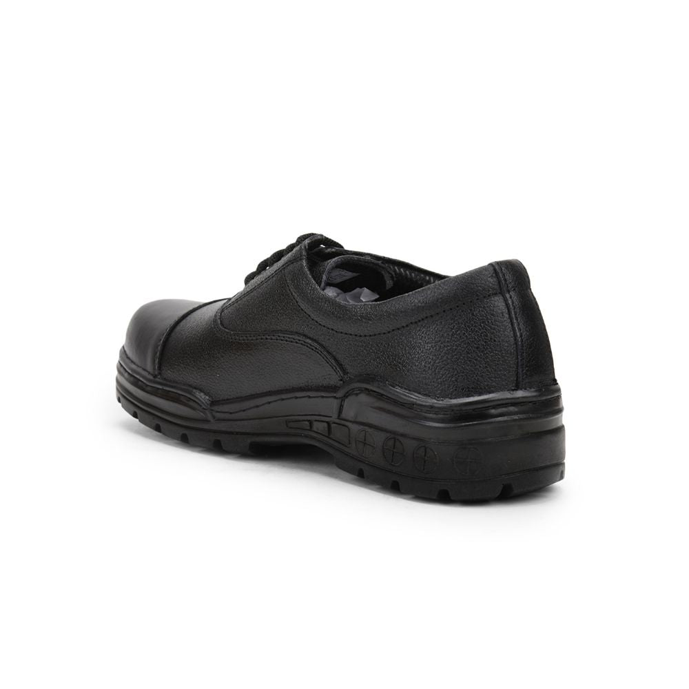 Freedom Casual (Black) POLICE Leather Oxford Shoes VEER-3 By Liberty