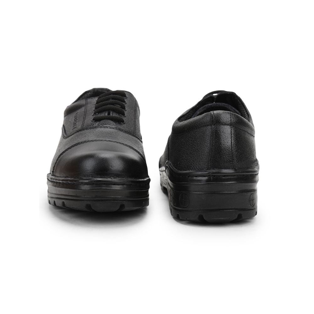 Freedom Casual (Black) POLICE Leather Oxford Shoes VEER-3 By Liberty