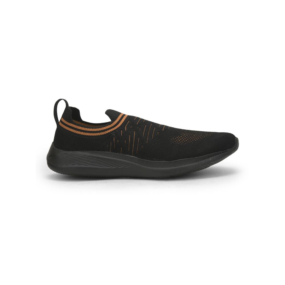 Force 1 Sports Non Lacing Shoe For Men (Black) SIMON-E By Liberty