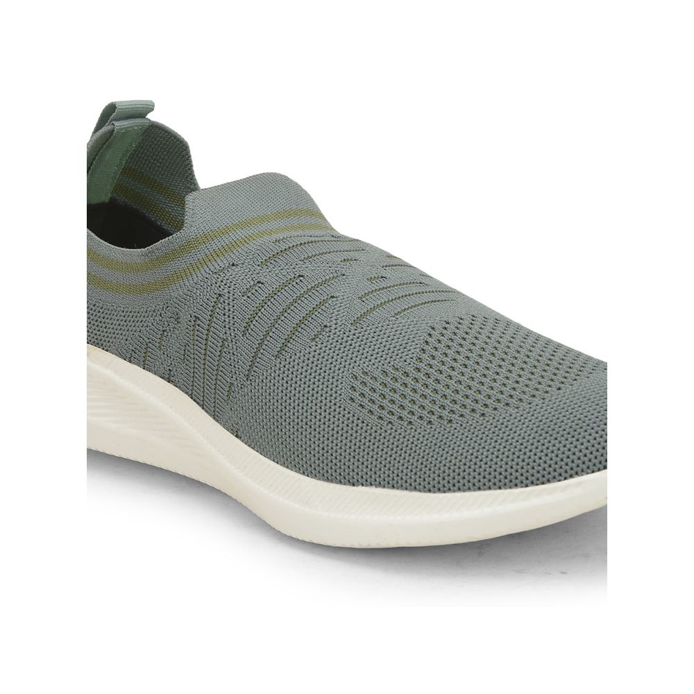 Force 1 Sports Non Lacing Shoe For Men (Green) SIMON-E By Liberty