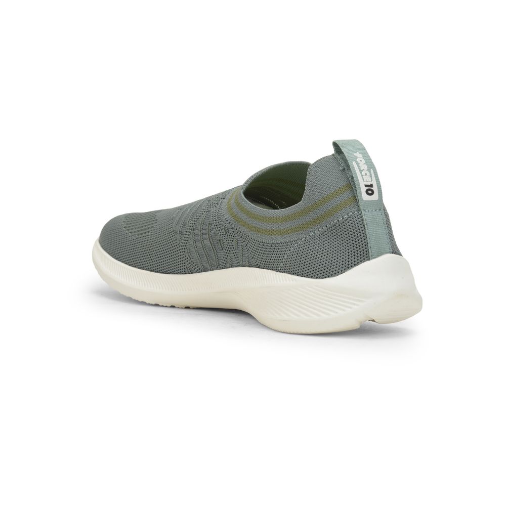 Force 1 Sports Non Lacing Shoe For Men (Green) SIMON-E By Liberty