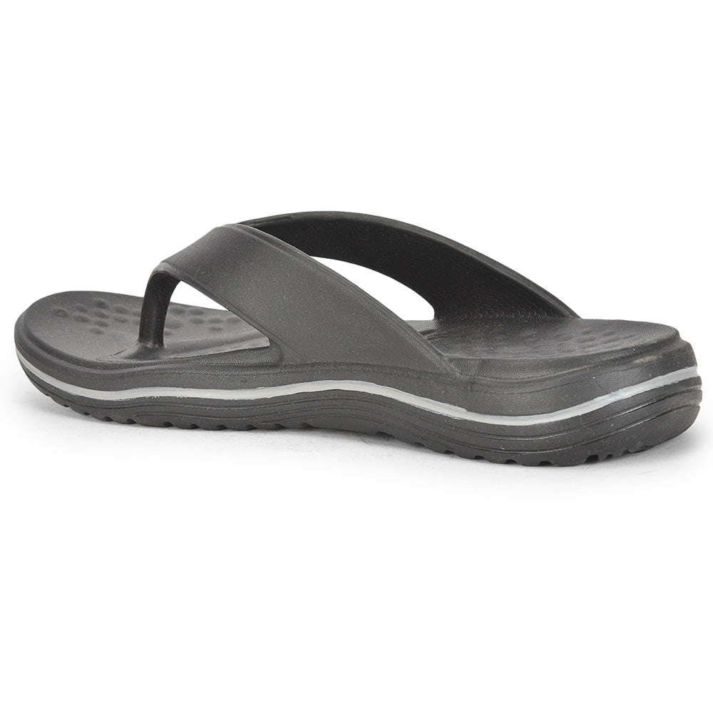 A-HA Casual Black Flip Flop For Men BEACHTIME By Liberty