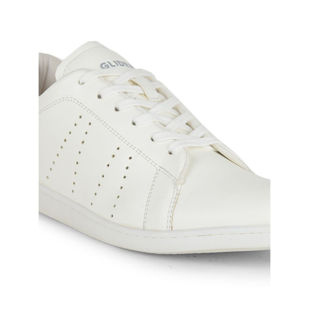 Gliders Casual White Lacing Sneakers For Men ANDERSON By Liberty