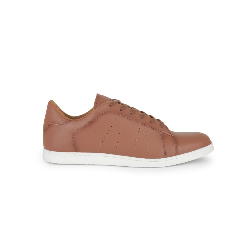 Gliders Casual Tan Lacing Sneakers For Men ANDERSON By Liberty