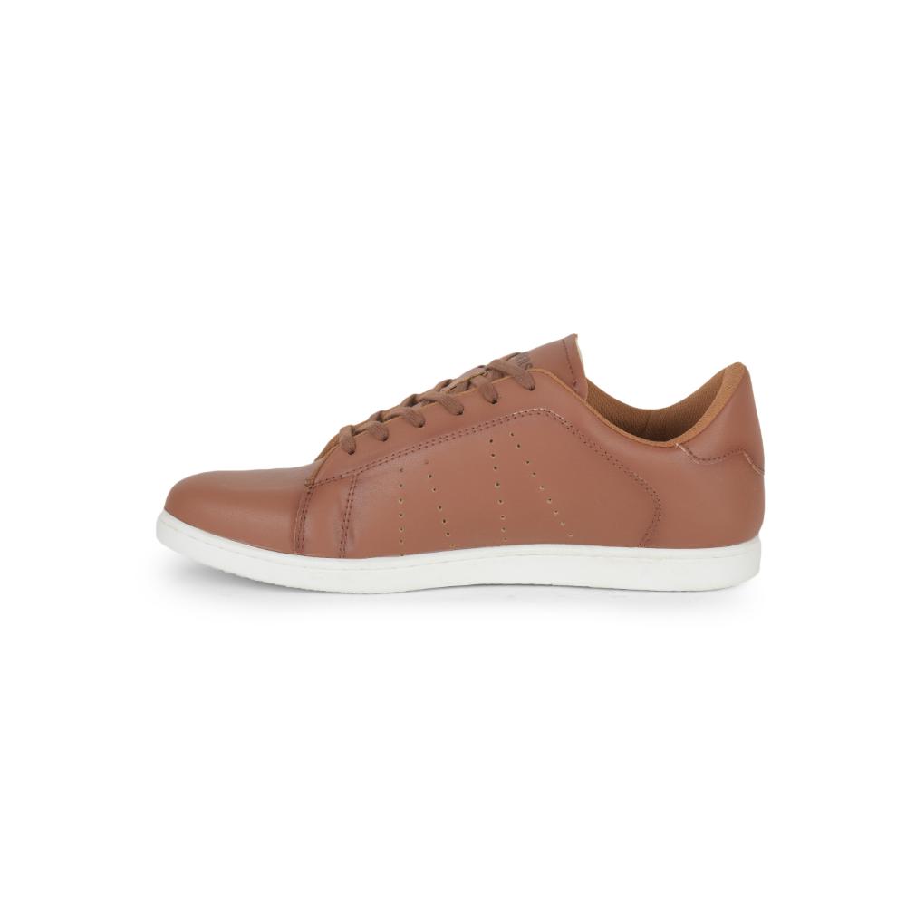 Gliders Casual Tan Lacing Sneakers For Men ANDERSON By Liberty