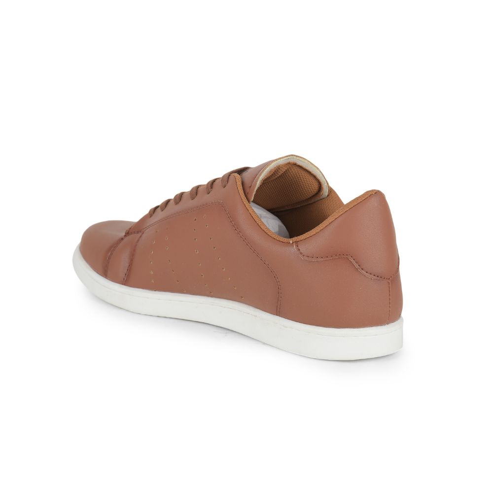 Gliders Casual Tan Lacing Sneakers For Men ANDERSON By Liberty