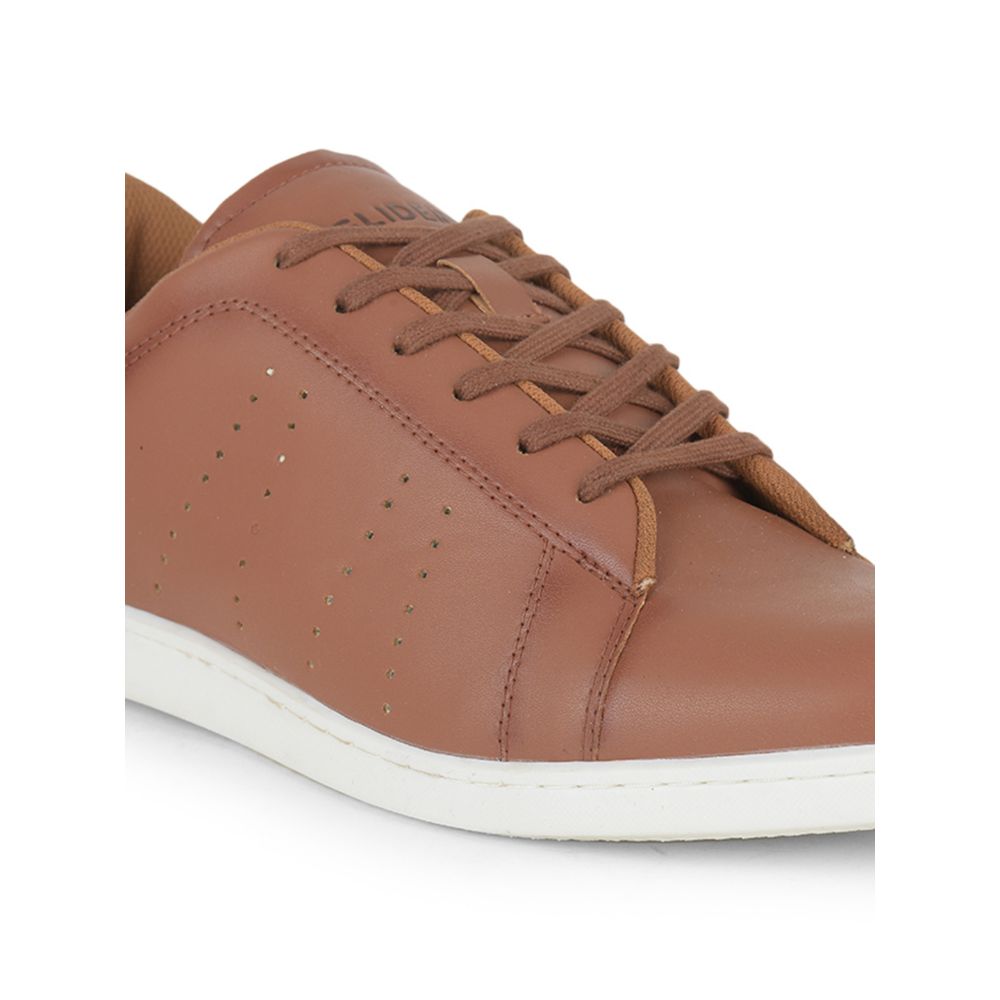 Gliders Casual Tan Lacing Sneakers For Men ANDERSON By Liberty