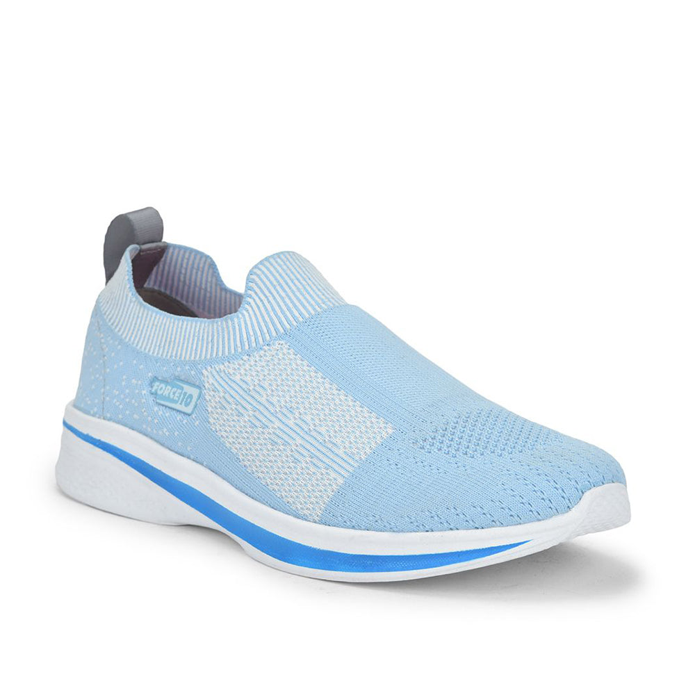 FORCE 1 Sports Non Lacing Shoe For Ladies (S.Blue) NORRIS-2E By Liberty