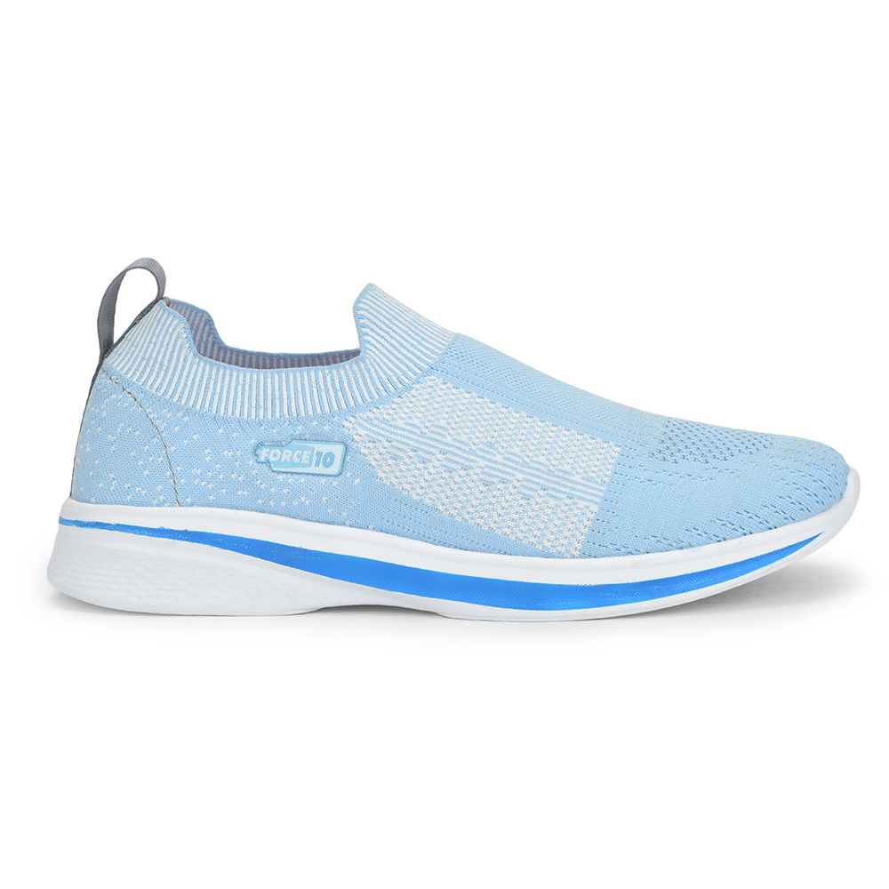 FORCE 1 Sports Non Lacing Shoe For Ladies (S.Blue) NORRIS-2E By Liberty