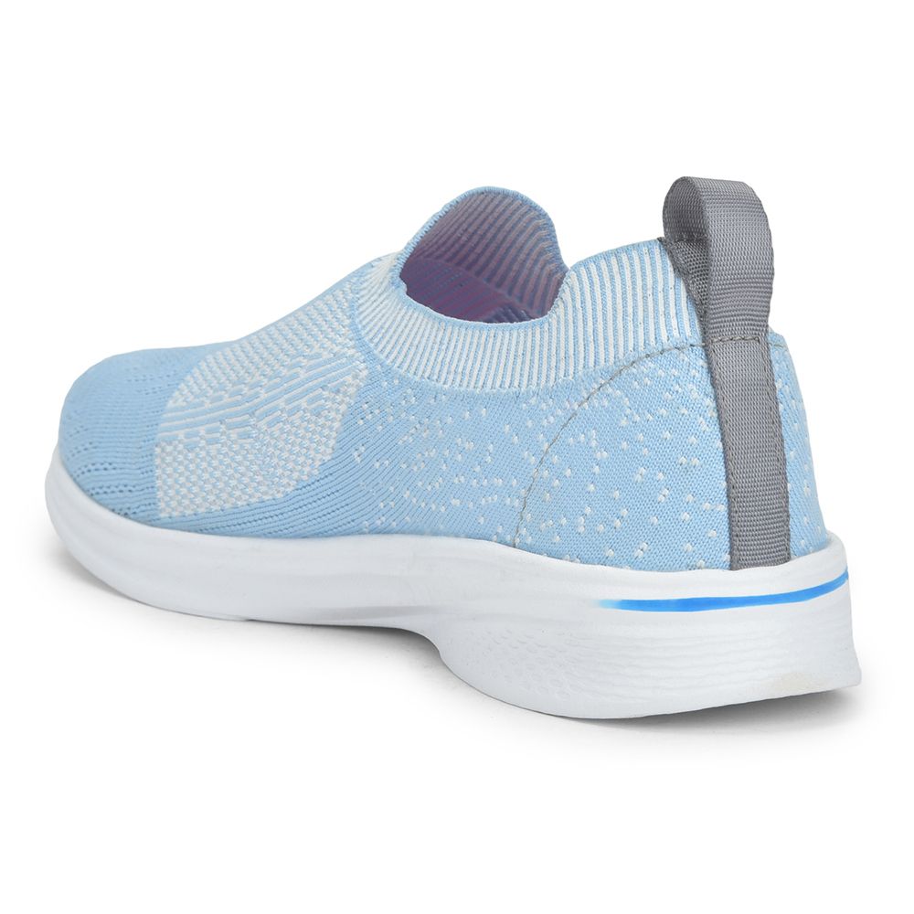 FORCE 1 Sports Non Lacing Shoe For Ladies (S.Blue) NORRIS-2E By Liberty