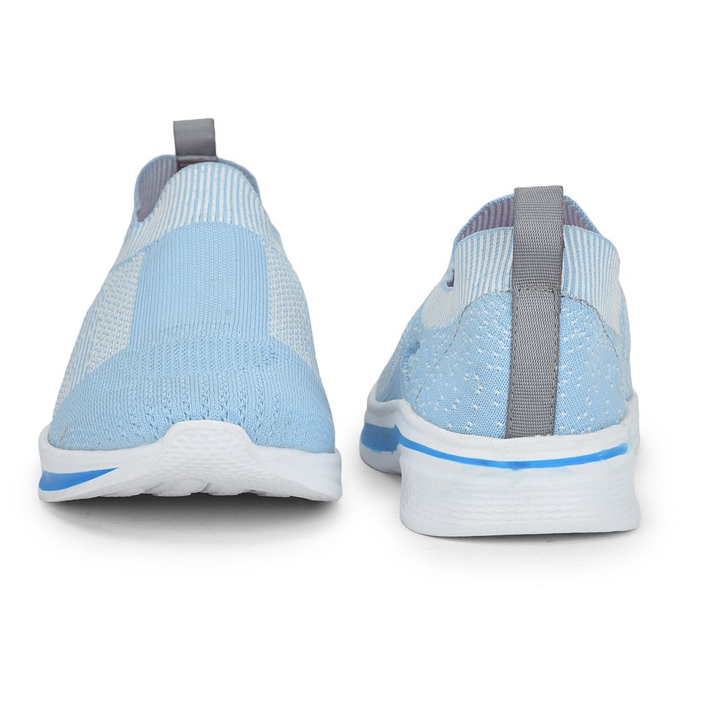 FORCE 1 Sports Non Lacing Shoe For Ladies (S.Blue) NORRIS-2E By Liberty