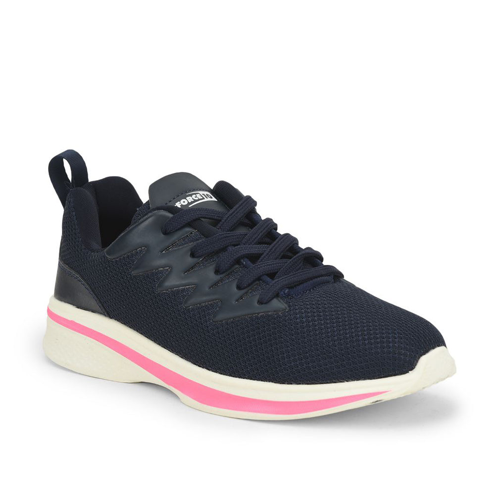 Force 1 Lacing Navy Blue Casual Shoes For Women CEINA By Liberty