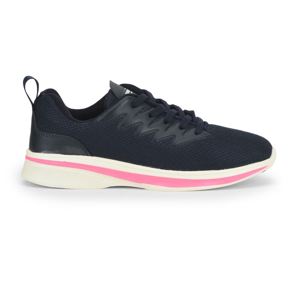 Force 1 Lacing Navy Blue Casual Shoes For Women CEINA By Liberty