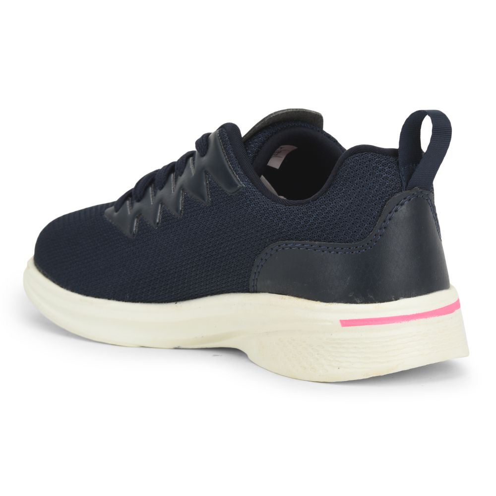 Force 1 Lacing Navy Blue Casual Shoes For Women CEINA By Liberty