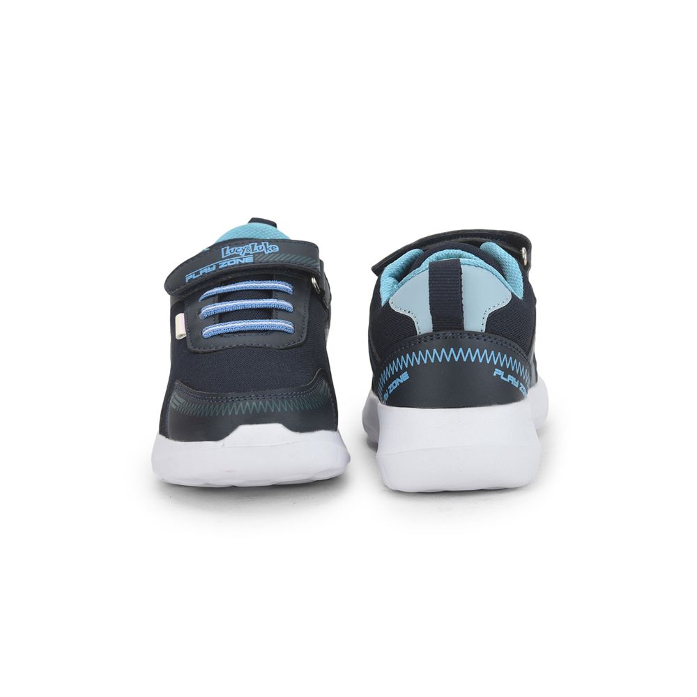 Lucy & Luke (N.Blue) Casual Non Lacing Shoes For Kids ZEAL By Liberty