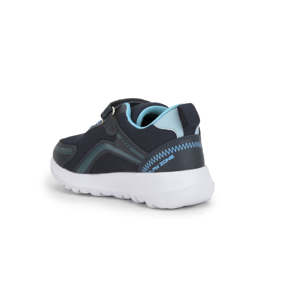 Lucy & Luke (N.Blue) Casual Non Lacing Shoes For Kids ZEAL By Liberty