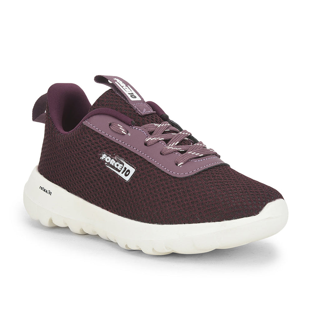 FORCE 1 Sports Lacing Shoe For Ladies (Purple) FRISK By Liberty