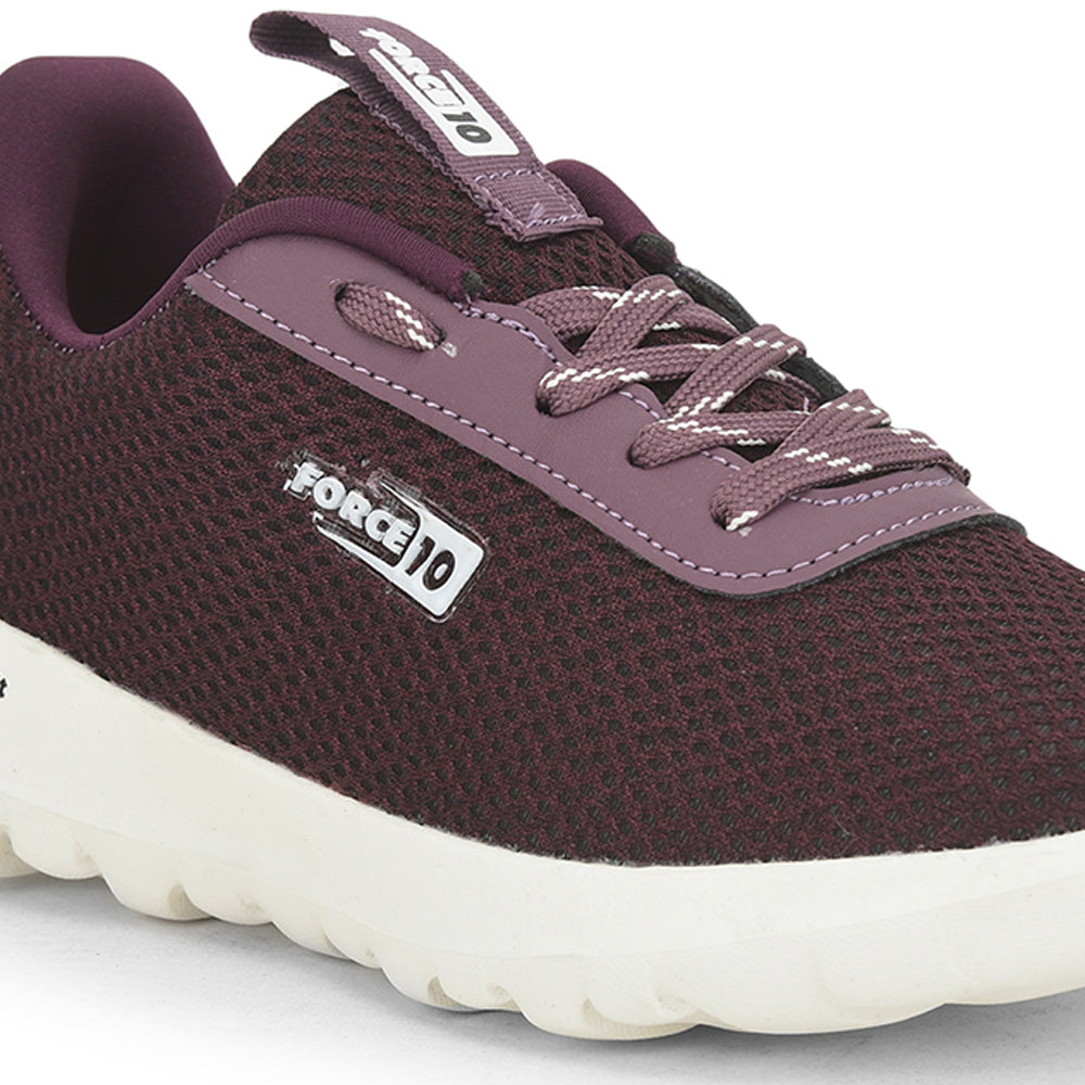 FORCE 1 Sports Lacing Shoe For Ladies (Purple) FRISK By Liberty