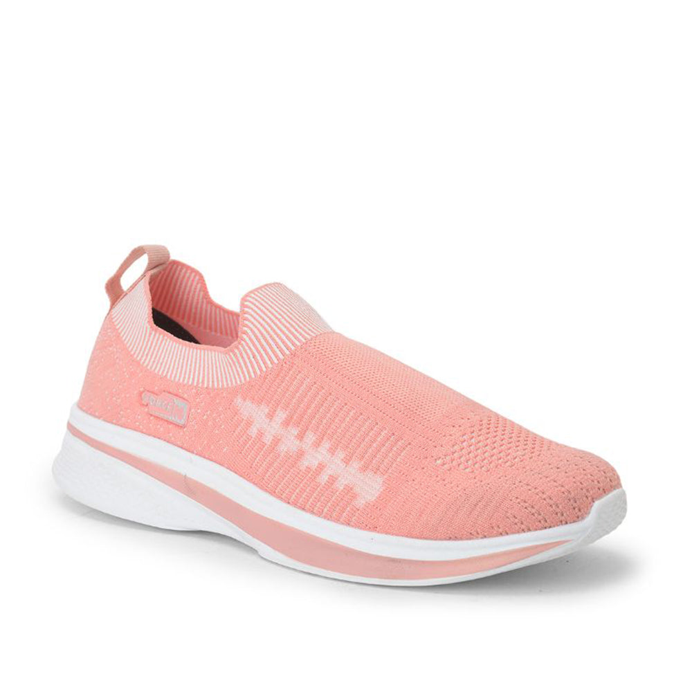 FORCE 1 Sports Non Lacing Shoe For Ladies (Pink) SPUNK-1 By Liberty