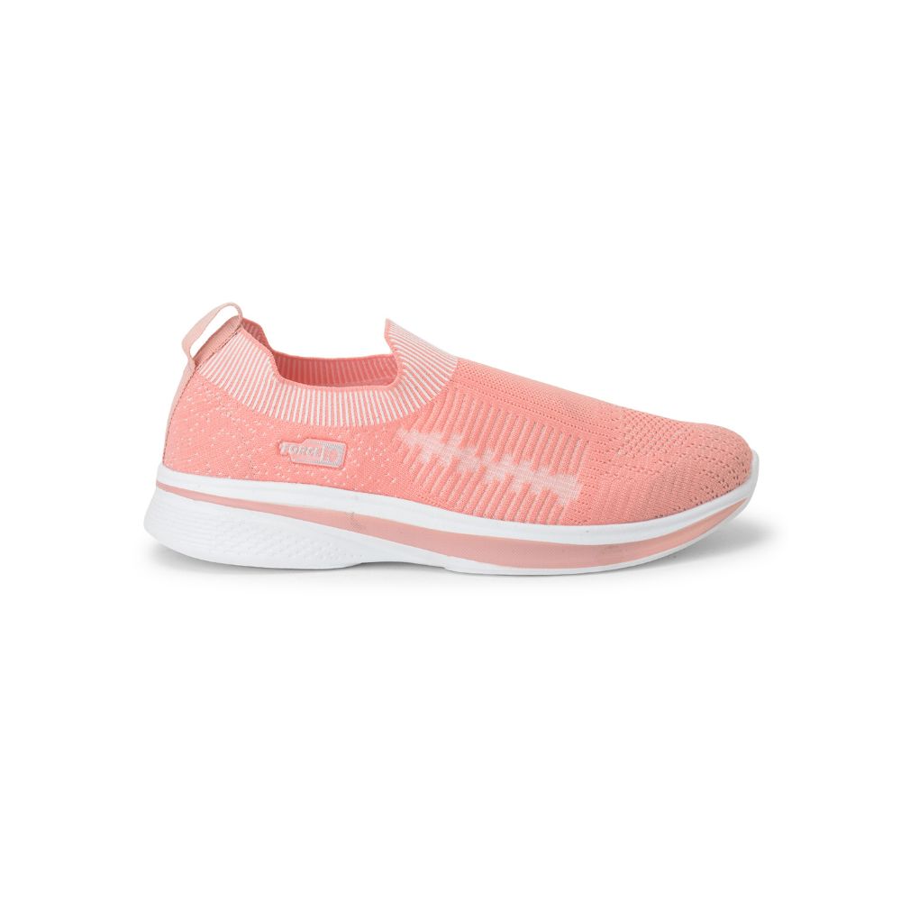 FORCE 1 Sports Non Lacing Shoe For Ladies (Pink) SPUNK-1 By Liberty