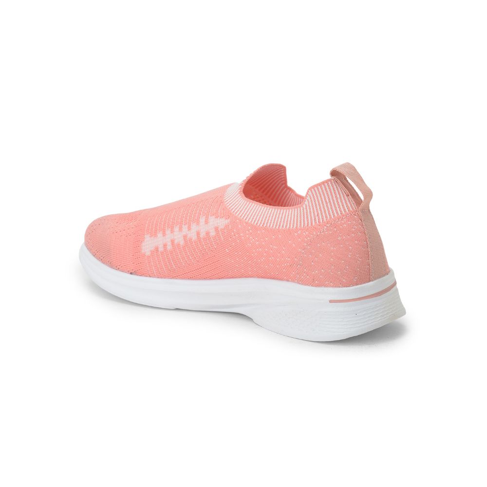 FORCE 1 Sports Non Lacing Shoe For Ladies (Pink) SPUNK-1 By Liberty