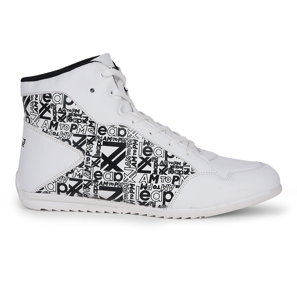 Leap7x Casual White Lacing Sneakers DUCANI-3E By Liberty