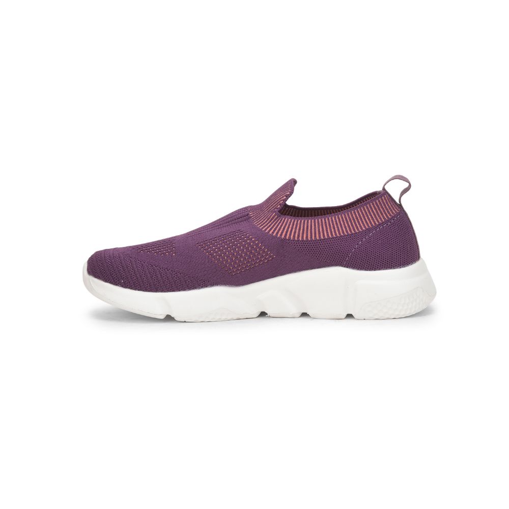 Force 1 Sports Non Lacing Shoe For Ladies (Purple) MAIDEN-E By Liberty